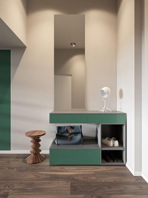 Легкий и современный интерьер двухуровневой студии. 06