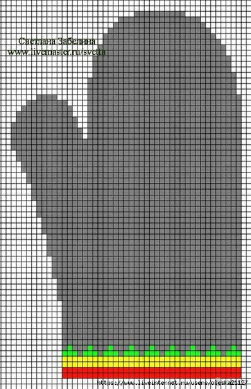 Мы вяжем крючком прихватки - рукавички Курочка и Петушок (мк). 06