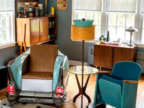 Мебель из старых и ржавых машин. 03