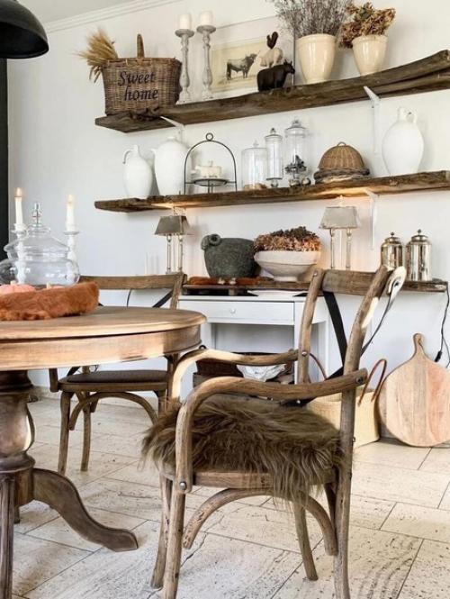 Винтажный интерьер. С интересными деталями. 04