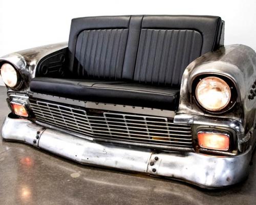 Мебель из старых и ржавых машин. 08