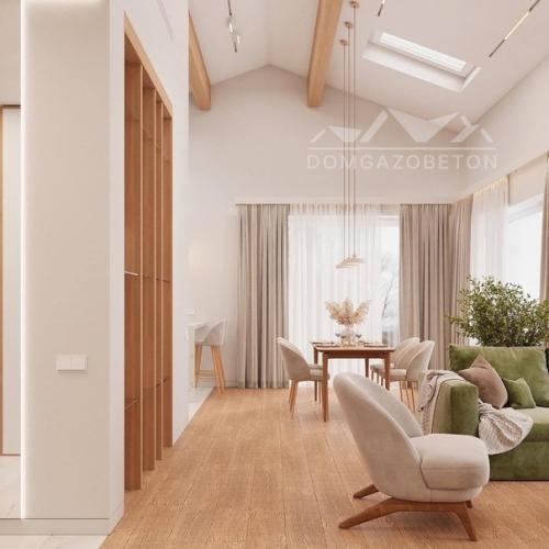 Популярный проект одноэтажного дома. 04