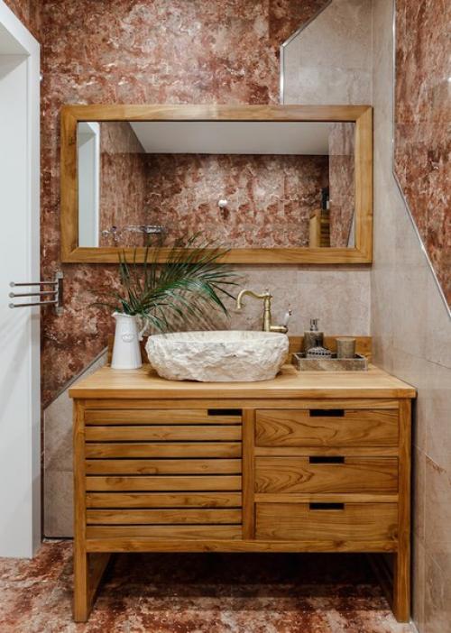 Трехкомнатная квартира с этническими мотивами на баррикадной в Москве // 02. 01