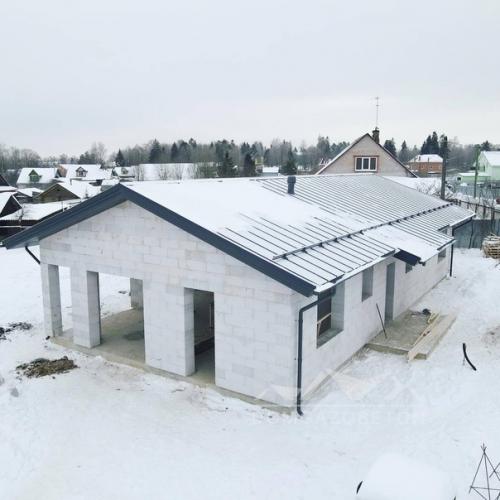 Популярный проект одноэтажного дома. 02