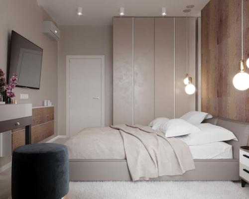 Спальня в светлых тонах. 02