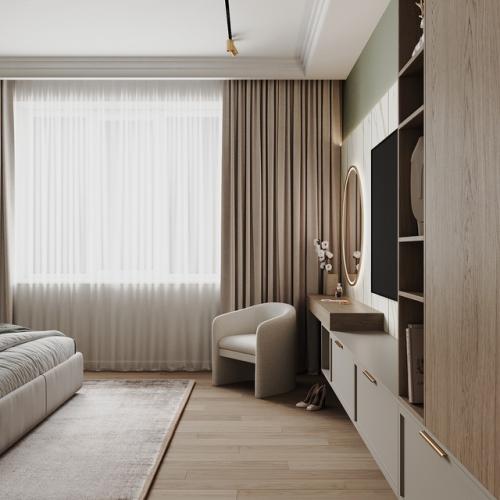 Спальня площадью 21, 9 кв. 06