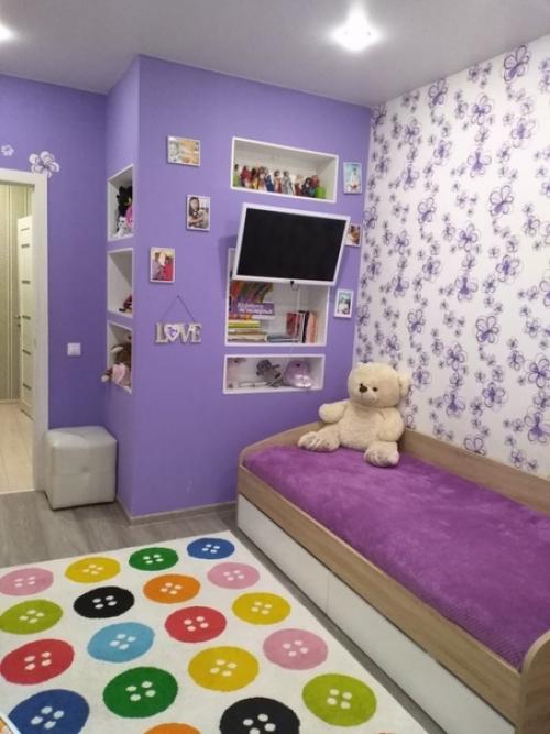 Ремонт детской для маленькой принцессы от папы - подписчика. 02