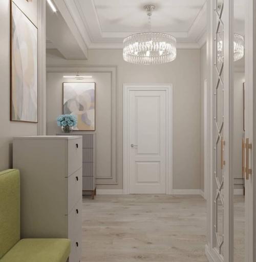 Проект 2 хкомнатной квартиры в стиле современная классика. 09