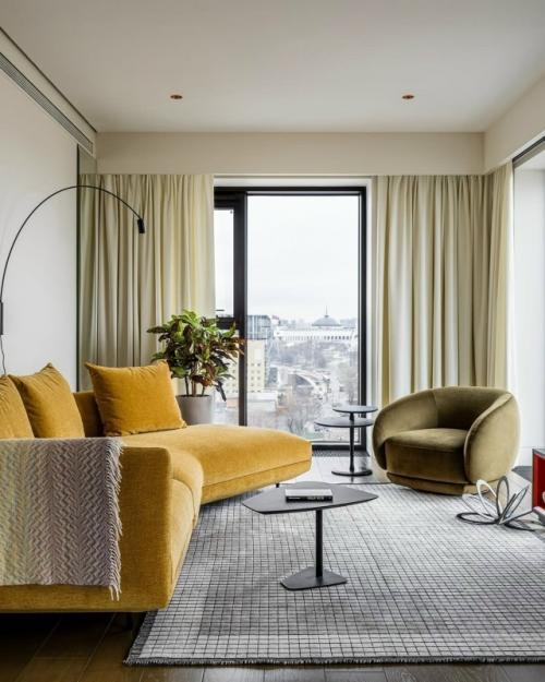 Реализованный интерьер квартиры, площадью 103 кв. 04