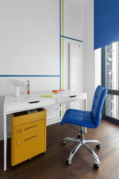 Лаконичная квартира 80 м для отца и сына в Москве. 05