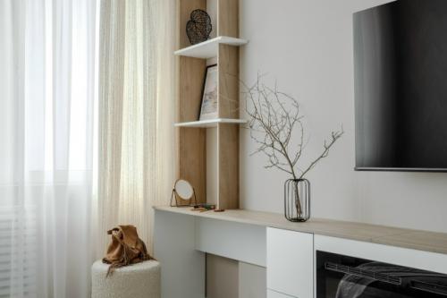 Интерьер однокомнатной квартиры 35 м 2 в ЖК горизонт в Анапе. 09