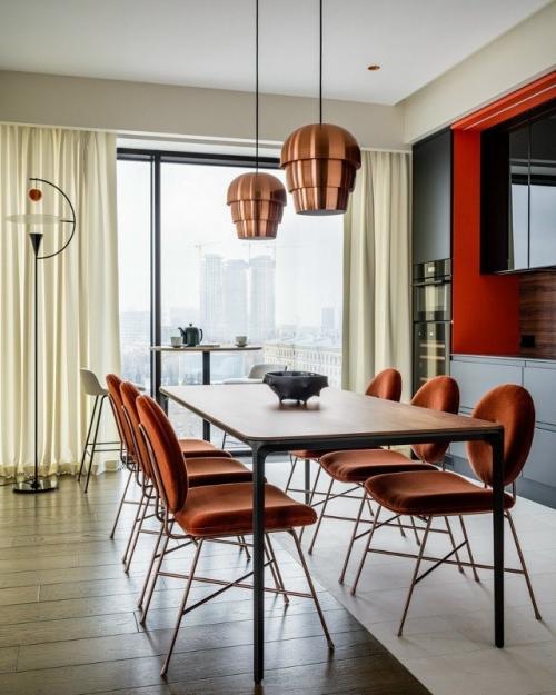 Реализованный интерьер квартиры, площадью 103 кв. 01