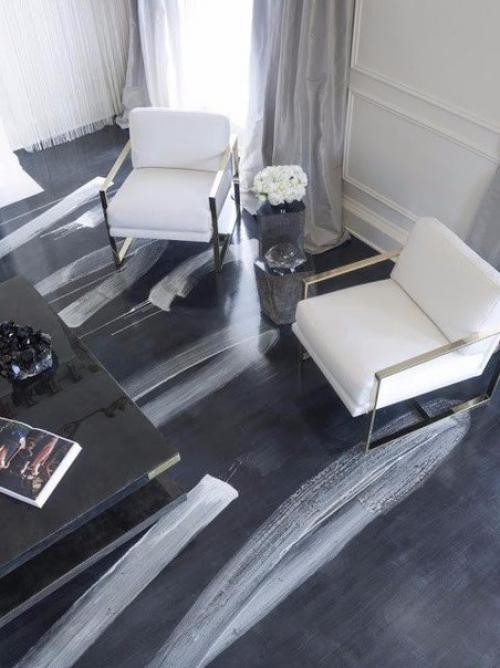 Необычные расписные деревянные полы. 09