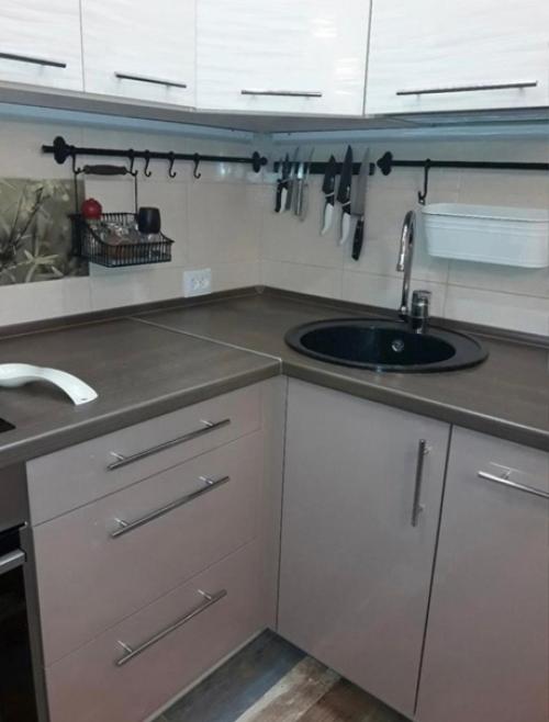 Закончили ремонт кухни. 07