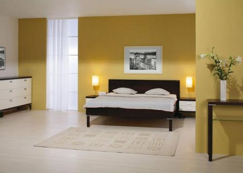 Лучезарные спальни в желтых тонах. 03