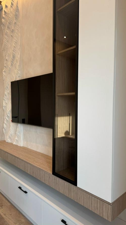 Спальня по индивидуальному проекту в прусово: от визуализации до воплощения с точностью 100%. 06