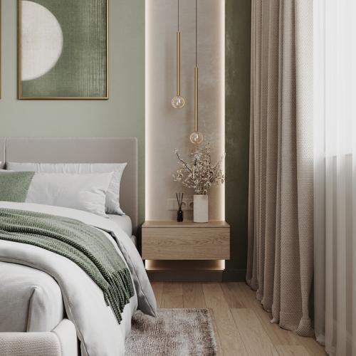 Спальня площадью 21, 9 кв. 07