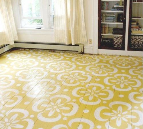 Необычные расписные деревянные полы. 08