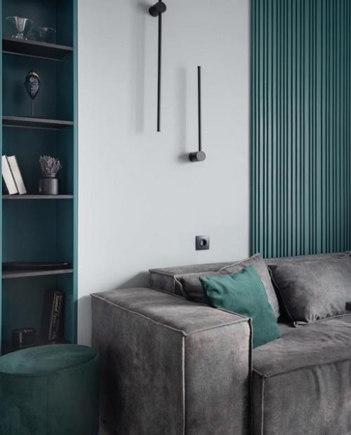 Интерьер кухни - гостиной. 04