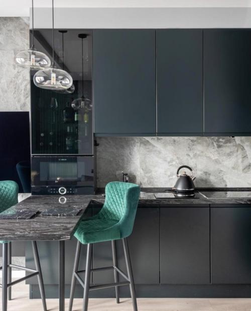 Интерьер кухни - гостиной. 06