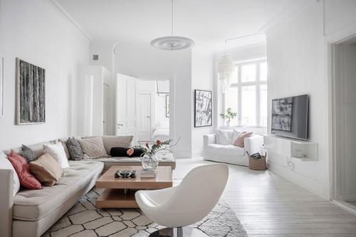 Один из секретов скандинавских интерьеров - нейтральная база и максимум вариантов преображения пространство с помощью деталей. 05