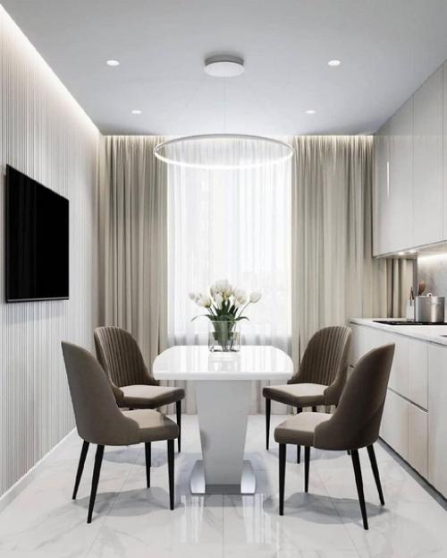 Монохромный дизайн квартиры. 01