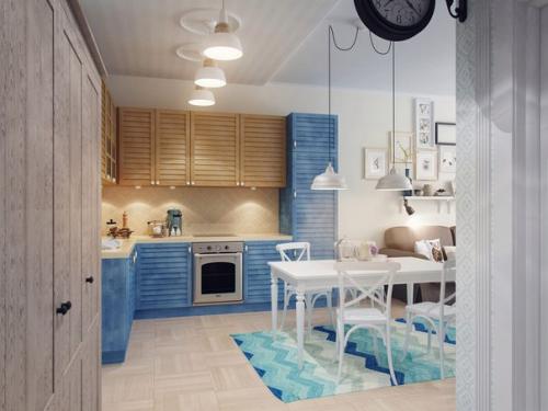 Проект дизайна трехкомнатной квартиры 66 кв. 04