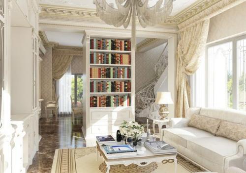 Дизайн гостиной в стиле Прованс. 06