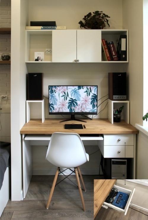 Вот так обыграли спальню. 05