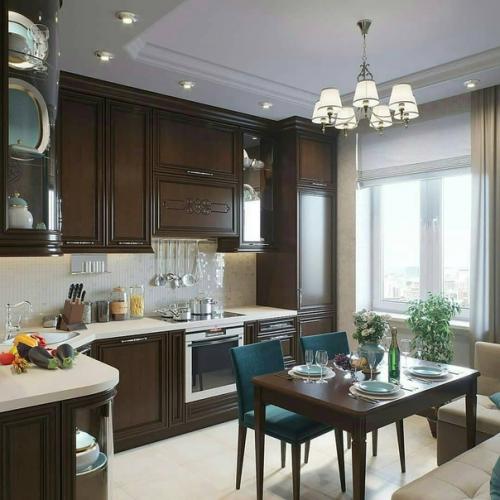 Какой из вариантов оформления обеденной зоны вы бы выбрали? 05