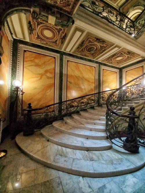 Меня пустили пофотографировать на первом этаже дома елисеевых. 
