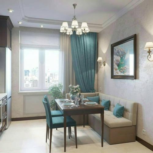 Какой из вариантов оформления обеденной зоны вы бы выбрали? 02