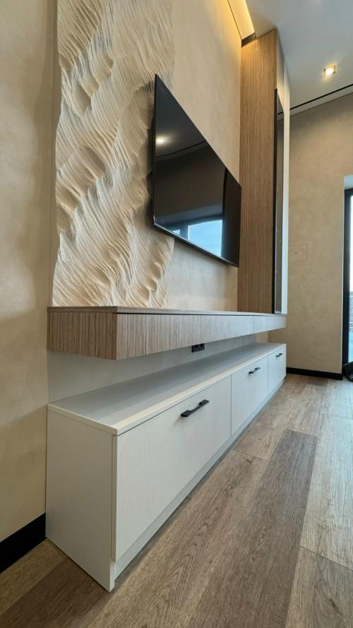 Спальня по индивидуальному проекту в прусово: от визуализации до воплощения с точностью 100%. 09