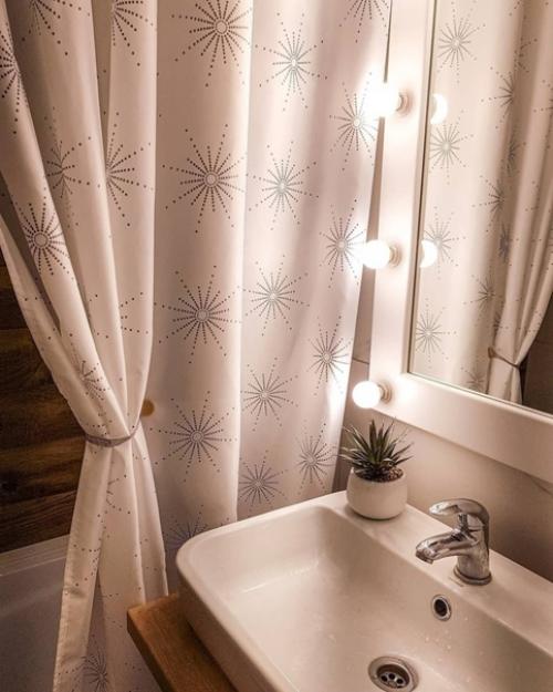 Моя небольшая, но уютная и нежная ванная комната. 01