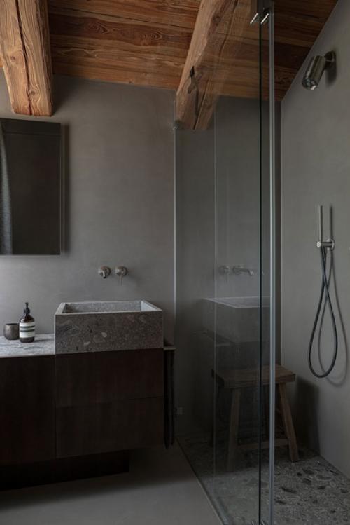 Небольшое современное шале в Италии со стильными интерьерами. 07