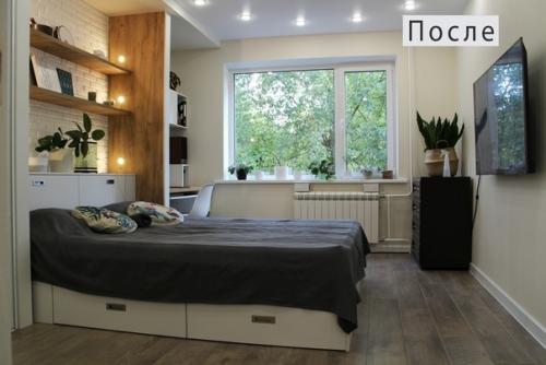 Вот так обыграли спальню. 01