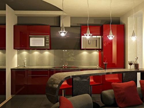 Дизайн квартиры 45 м 2 в стиле гламурного шика. 07