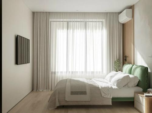 Проект 1-комнатной квартиры 40 м 2. кухня - гостиная + спальня. 07