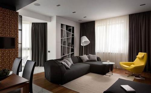 Роскошный киевский пентхаус в серых тонах. 01 Роскошный киевский пентхаус в серых тонах. 01