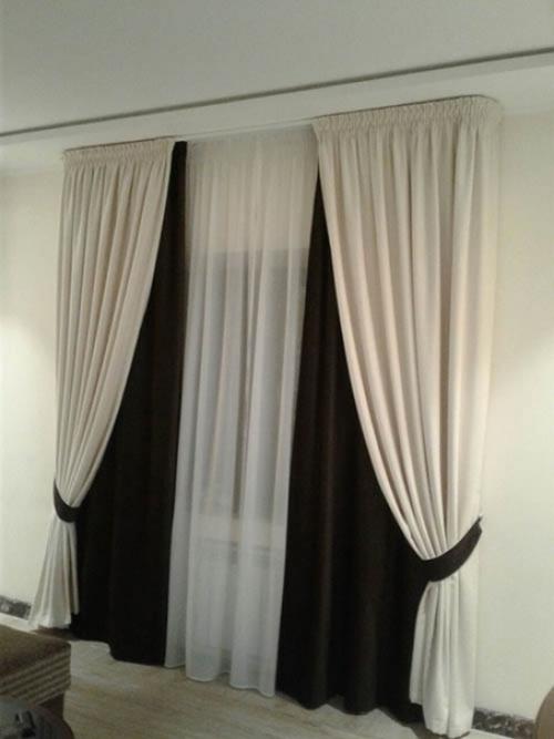 Оформление кухни - гостиной в единой цветовой гамме в загородном доме. 02