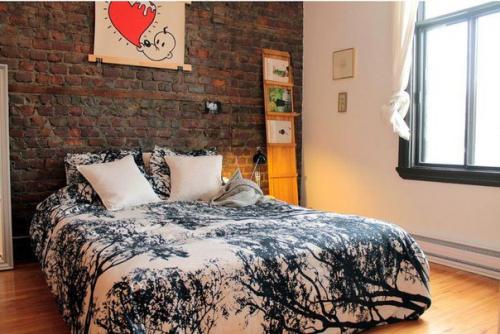 Loft: кирпичная стена в интерьере. 05