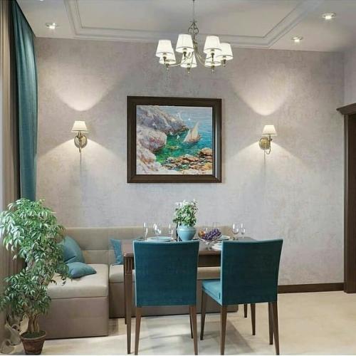 Какой из вариантов оформления обеденной зоны вы бы выбрали? 03