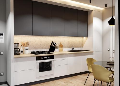 Дизайн интерьера небольшой квартиры 38 кв. 06