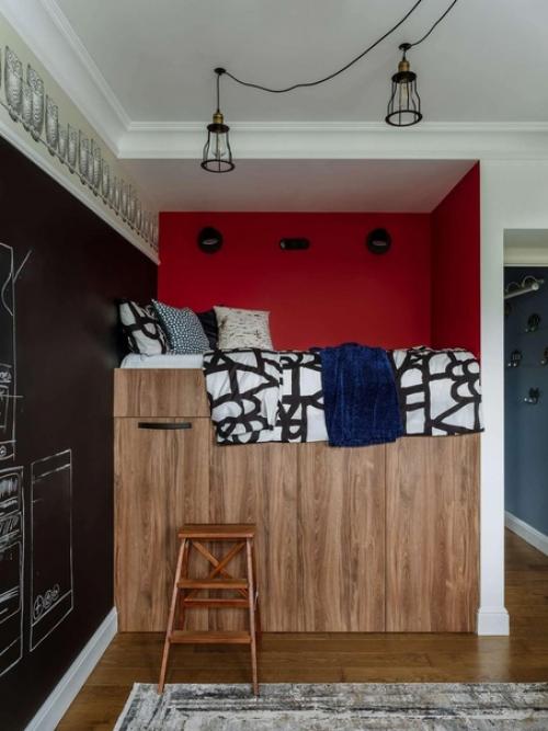 Интерьер квартиры для мамы с дочкой (43 кв. 07