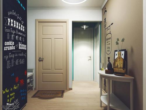 Уютная трехкомнатная квартира: дизайн - проект в Минске. 08