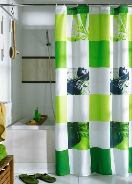 Шторка в ванной - необходимость, превратившаяся в произведение искусства. 05