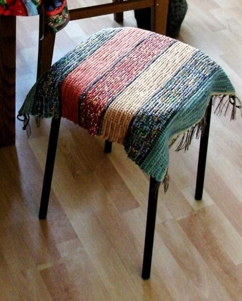 Работы ручного ткачества - в интерьере дома. 02