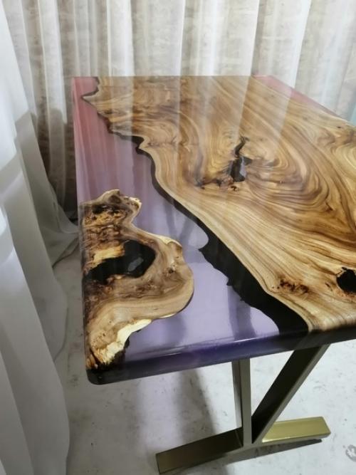 Стол из капового карагача размеры 114*74 см. 02