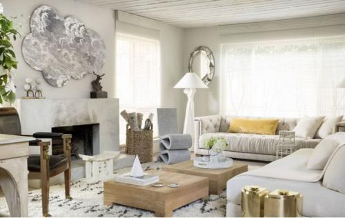 Облако с солнечными лучами- вот что напоминает этот белоснежный интерьер дома. 08