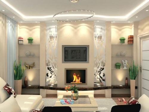 Атмосфера спокойствия.  Дизайн - проект двухкомнатной квартиры 61 кв.